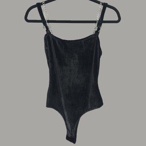 Emory Park Cami Body With Chain Straps-black